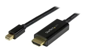 StarTech pasívny adaptér Mini DisplayPort M na HDMI M čierna 5m/4k a 2K/audio 7.1 (MDP2HDMM5MB)