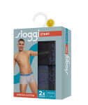 Pánske boxerky Start Hipster C2P - UNKNOWN - black/blue V004 - Sloggi UNKNOWN 6