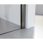 HOPA - Walk-in sprchovací kút LAGOS GRAFIT NEW 200 - Farba rámu - Grafit, Rozmer A - 150, Rozmer C - 200, Výplň - Číre bezpečnostné sklo - 8 mm BCLAGO15GCN2