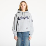 Mikina A BATHING APE Baseball Logo Relaxed Fit Pullover Hoodie UNISEX Gray XL