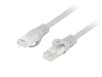 Lanberg CAT6 UTP sivá / Patch kábel / 5 m / RJ45-RJ45 / LSZH / Fluke Passed (PCU6-10CU-0500-S)
