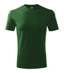 Ťažké unisex tričko fľaša zelená XL