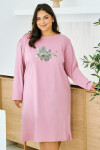 3473 NOČNÁ KOŠEĽA PATRICIA 4XL-6XL červenat se 5XL