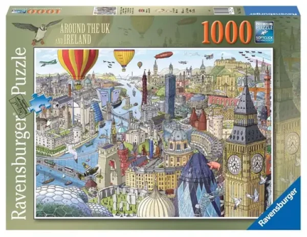 Ravensburger Puzzle Okolo Veľkej Británie a Írska