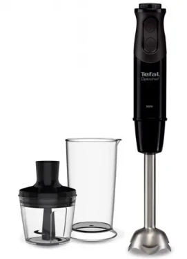 TEFAL Optichef HB641 čierna / Tyčový mixér 2v1 / 800W / 0.8 l + 0.5 ml (HB 641838)
