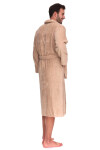 L&L 2450 Pánsky froté župan 4XL Antracit 4XL-188/136/128