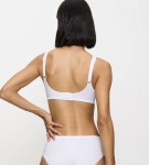 DOREEN - Podprsenka s kosticami a tvarovaním z bavlny Triumph WHITE 115E