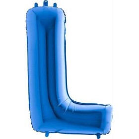 Nafukovací balónik písmeno L modré 102 cm - Grabo