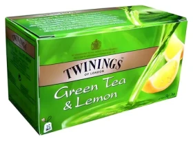 Twinings Zelený čaj Green Tea Lemon citrón / Čaj / zelený / vreckový / 25× 1,6 g (101421)