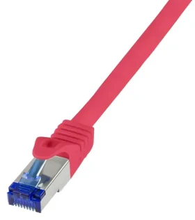 LogiLink Ultraflex Cat.6A červená 0,5 m / Patch kabel / S/FTP / RJ-45 / 10 Gigabit Ethernet / PoE++ (C6A024S)