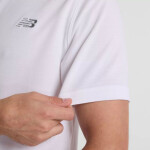 Bavlnené polo tričko New Balance Pique M MT51519WT S