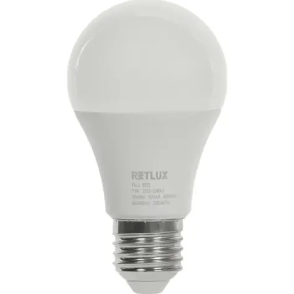 Retlux RLL 602 A60 E27 bulb 7W / 950 lm / 6500K - denná biela / D (8590669364558)