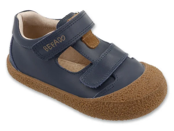 BEFADO 005X004 botičky BAREFOOT SANDI tm. modrá 25 005X004_25