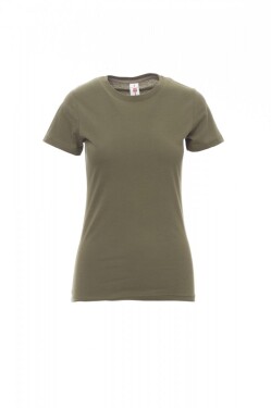 Dámske tričko Payper SUNSET LADY Farba: Vojenská zelená, Veľkosť: XL (000466003007035XL)