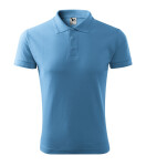 Pánske tričko Pique Polo azure blue 3XL