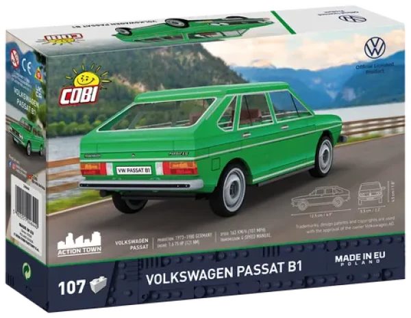 Cobi 24644 Volkswagen Passat B1 zelená