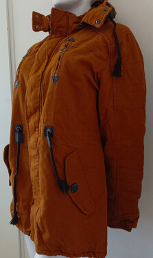 Pánska zimná bunda Z-6682 horčicová - Rosso XL