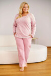 Dámske pyžamo 7151 plus - Doctornap Růžová 3XL