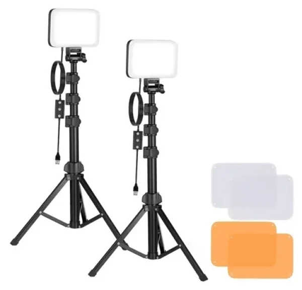 Neewer BP66 / Sada LED svetiel / 2x 10 W / CRI 95+ / 3200-5600K / so statívmi a filtrami (B0DJXMFRN2)