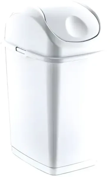 KATEX Odpadkový kôš SLIM / Výklopné veko / 50 l / 43,5 x 34,3 x 69,9 cm (094058)