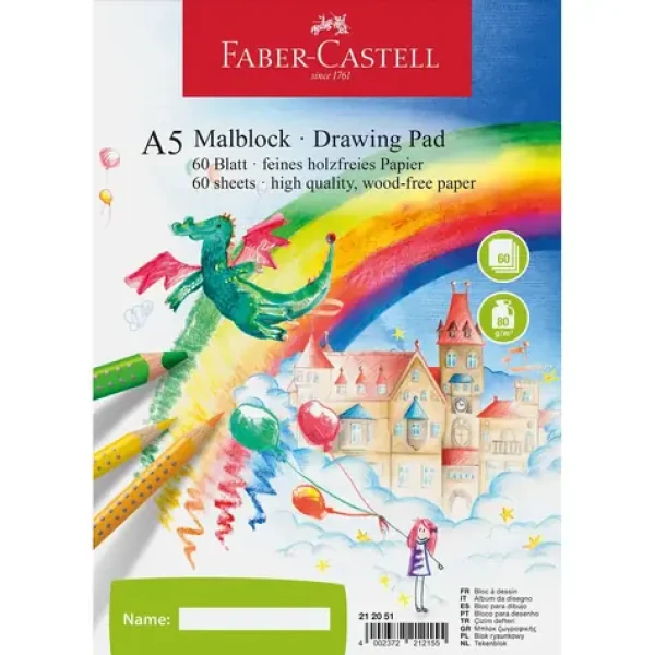 Faber-Castell Skicák A5 60 listov 80g/m2 (212051)