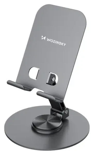 Wozinsky WPT-K95 šedá / Stojanček na telefón a tablet / Otočný