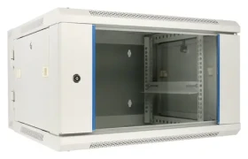 Extralink Rozvádzač nástenný 6U 600x600 sivá / Rozvádzač / 19" / sklenené dvere / dvojsekčné / nosnosť 30 kg (EX.12936)