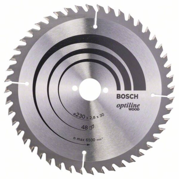 Bosch Accessories Optiline 2608640629 tvrdokovový pílový kotúč 230 x 30 x 2.8 mm Počet zubov (na palec): 48 1 ks