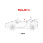 Mamido Detské elektrické autíčko Lamborghini Aventador SV biele