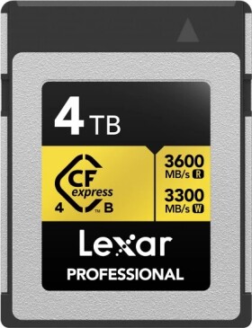Lexar Professional Gold CFexpress 4 TB (LCXEXPR004T-RNENG)