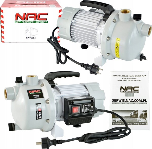 NAC NAC Záhradné čerpadlo 1000W 4400l/h