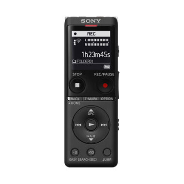 SONY ICDUX570B.CE7 čierna / digitálny diktafón / 4GB / slot pre pamäťovú kartu (ICDUX570B.CE7)