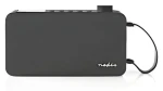 Nedis Digitálne rádio DAB+ čierna / Rádio / FM / Bluetooth / 12 W (RDDB4300BK)