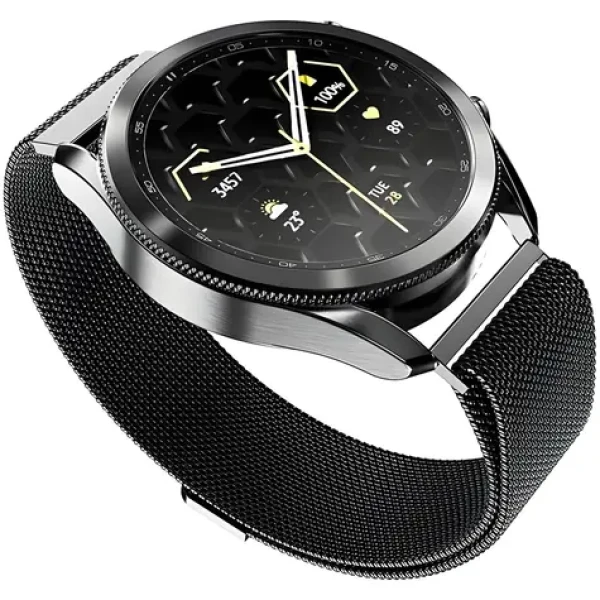 Mercury Mesh Strap Apple Watch 38/40/41 mm čierna / Remienok / Sieťovaný / Nerezová oceľ / Magnetické zapínanie