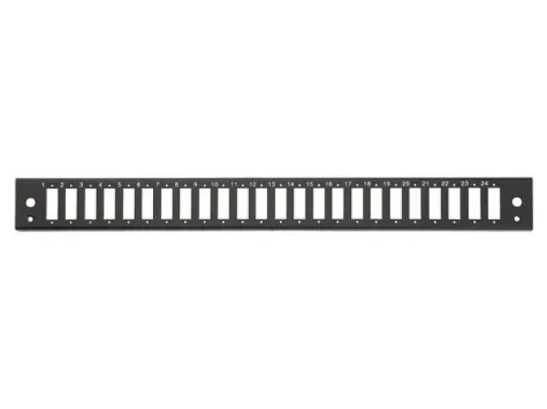 Equip Patchpanel 24x SC-Duplex čierny / Patch panel / Optický / 1U / 19" / oceľ (337102)