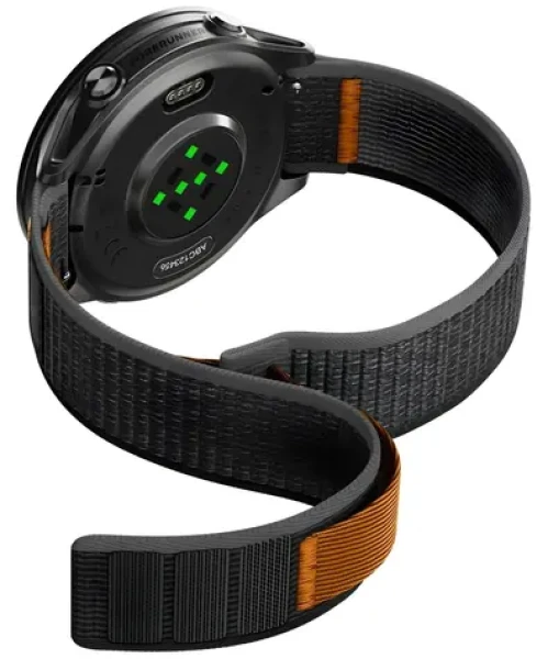 Spigen Athlex Air remienok pre Garmin QuickFit 22mm čierno-oranžová / Remienok / Nylon / Quick Fit / 155-245 mm (AMP11425)