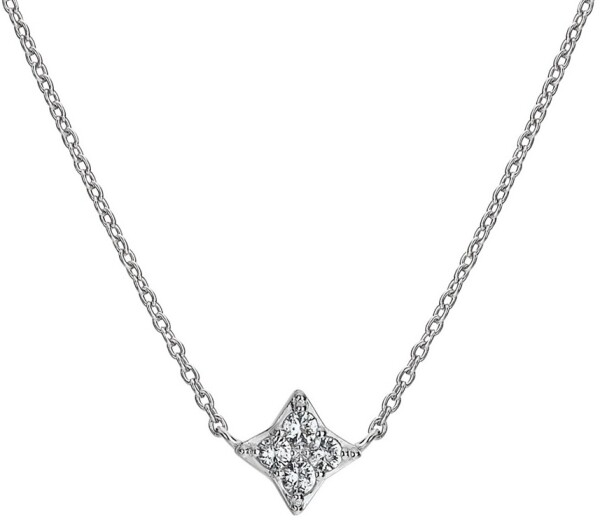 Hot Diamonds Strieborný náhrdelník s diamantom Stellar DN174