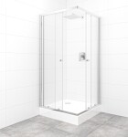 SAT - Set sprchovacieho kúta a vaničky, štvorec 90x90 cm Multi Basic SIKOBKMUQ90CRCH SIKOBKMUQ90CRCH