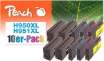 Peach Patrone Peach HP 950/951XL Multi-10-Pack - PI300-687