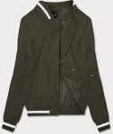 Dámska bunda typu bomber v army farbe (16M9070-136) odstíny zelené XXL (44)