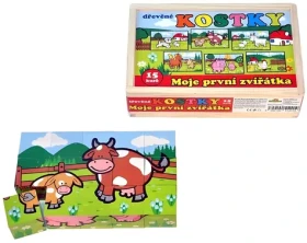 TEDDIES Obrázkové kocky Moje prvé zvieratká