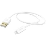 Hama Nabíjací kábel USB USB 2.0 Apple Lightning konektor, USB-A zástrčka 1.50 m biela 00201581; 00201581