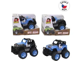 MaDe 16717 - Auto off - road, policajný, 14 x 9 x 9,5 cm
