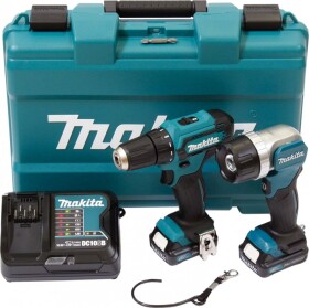 Makita DF333DSAL1 / Aku vŕtací skrutkovač / Li-ion / 12V / 1.700 ot-min / 2x 2.0 Ah (DF333DSAL1)