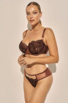 Mäkká podprsenka Kinga SC-1136 Praline čokoláda 75D
