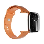 Puro Icon oranžová / Silikónový remienok / pre Apple Watch 44/45/46/49 mm