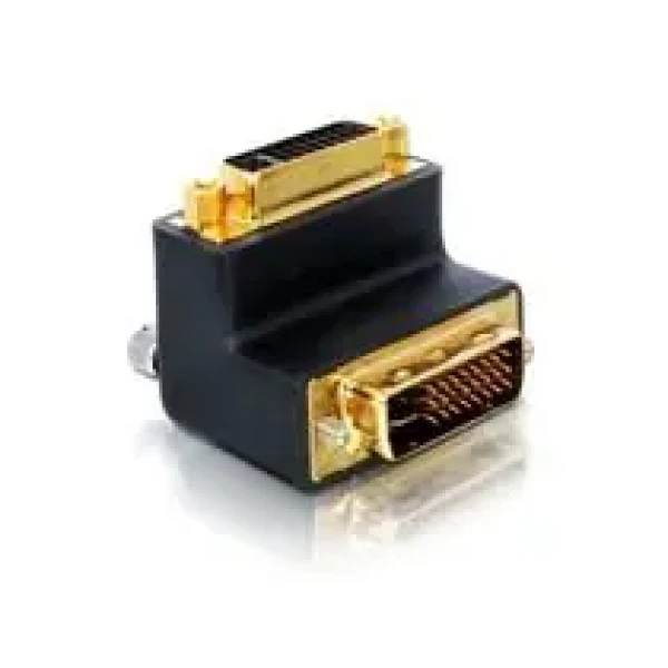 DeLock adaptér DVI 24+5 samica - DVI 24+5 samec, pravouhlý (65173)