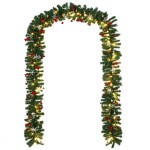 Deuba Svietiaca girlanda 80 LED / 5m s dekoráciou a diaľkové ovládanie