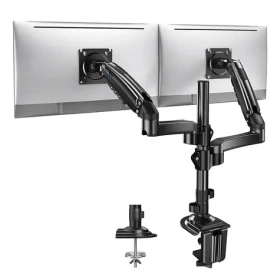 Huanuo HNDS8 / Držiak pre 2 monitory / 13-32" / VESA 75x75-100x100 / nosnosť 9 kg (HNDS8)