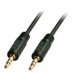 Lindy audio kábel Jack 3,5 mm - Jack 3,5 mm čierny / Audio kábel / Stereo / 0,25 m (35640)